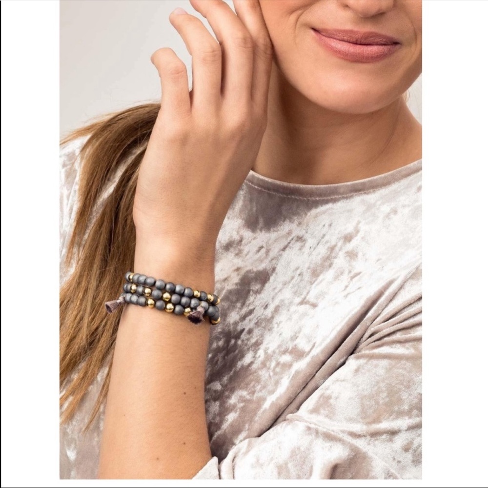 Gorjana NEW Hannah Druzy Wrap Bracelet NWT